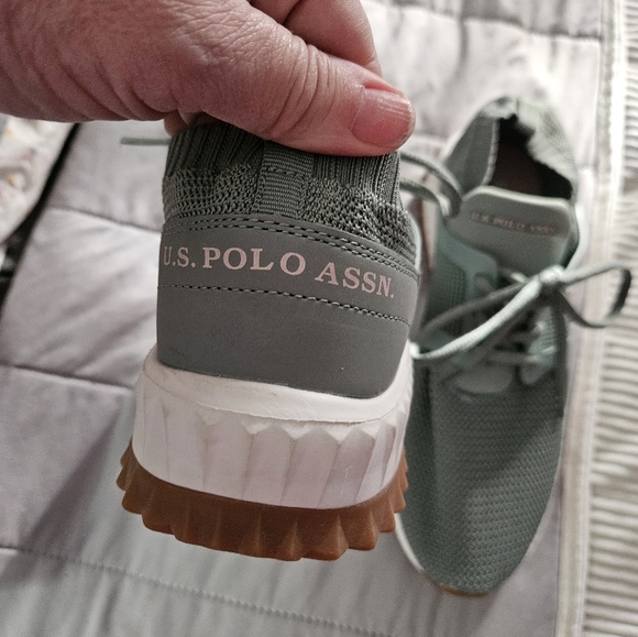 U.S. Polo Assn. Blue Green Athletic Shoes Size 8.5 NWOT - Picture 7 of 9